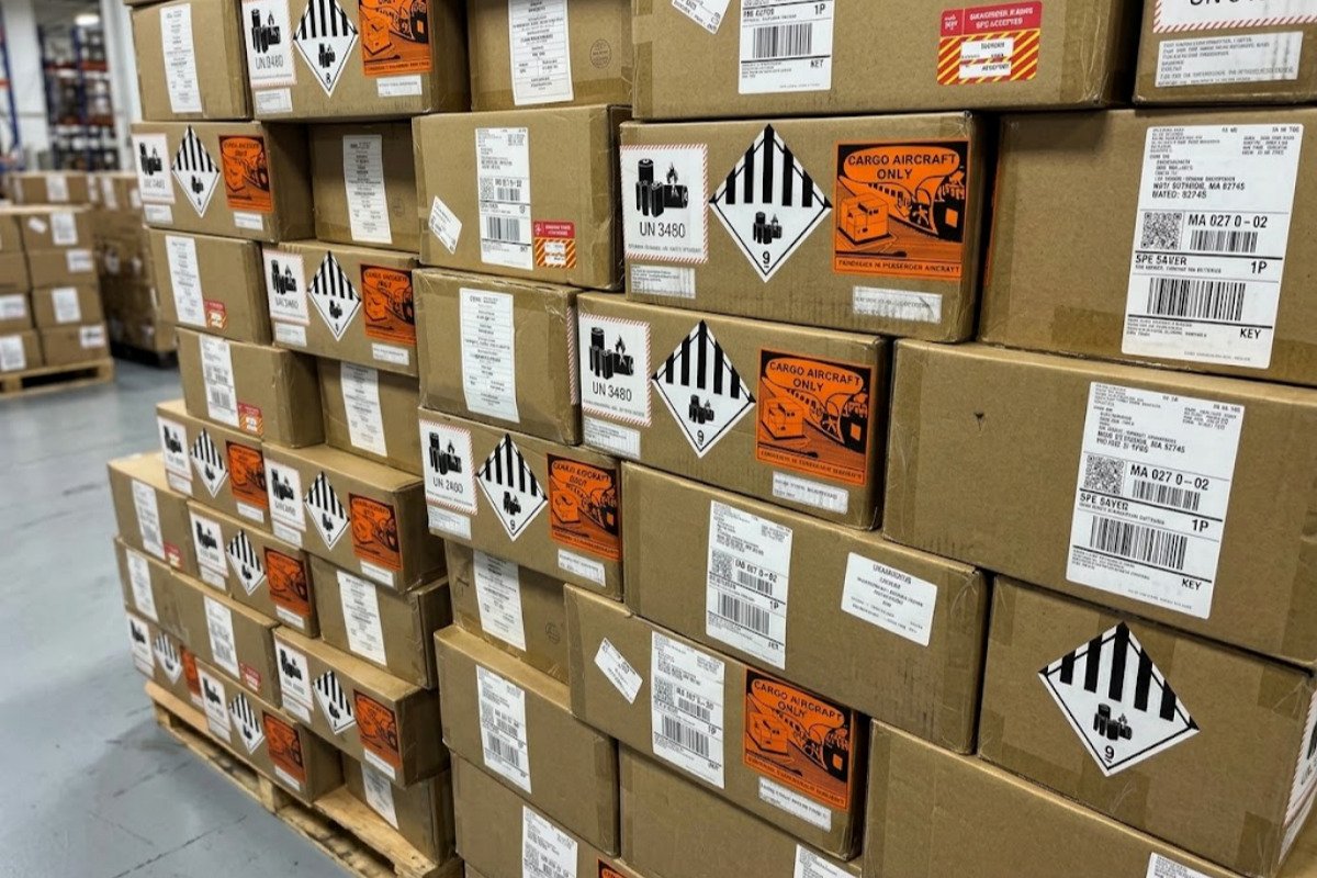 Shipping lithium batteries safely
